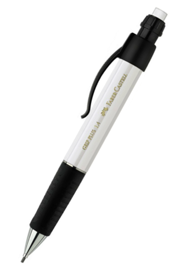 Ergonomisk penna Faber-Castell Grip Plus som finns på Lilon.se.