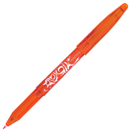 Pilot Frixion Ball - Orange / Brandgul - Penna med suddbart bläck
